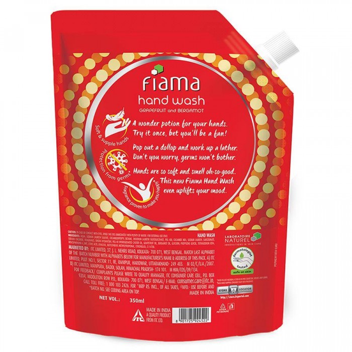 FIAMA GRAPEFRUIT AND BERGAMOT HAPPY HANDWASH 400 ML FIAMA GRAPEFRUIT AND BERGAMOT HAPPY HANDWASH 400 ML