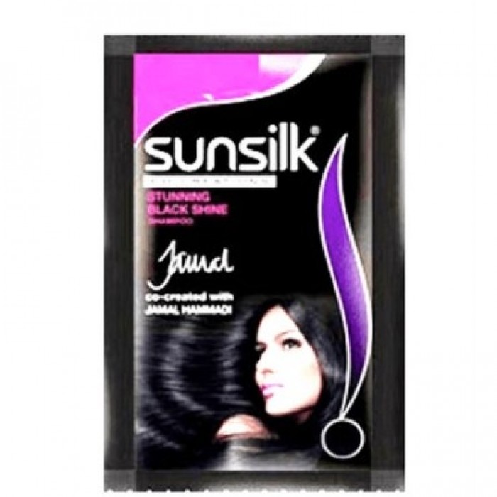 SUNSILK STUNNING BLACK SHINE SHAMPOO 4 ML