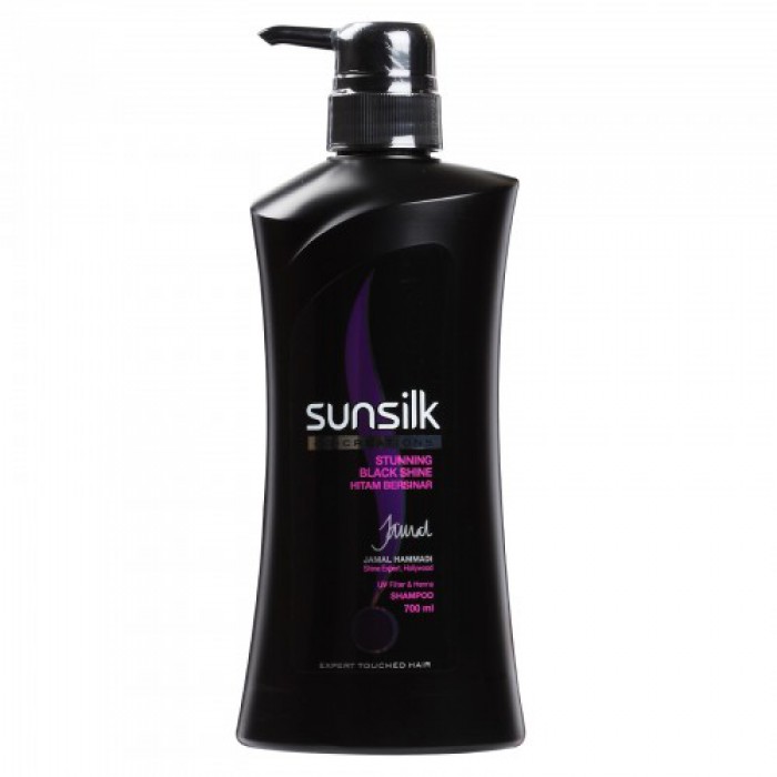 SUNSILK STUNNING BLACK SHINE SHAMPOO 650 ML